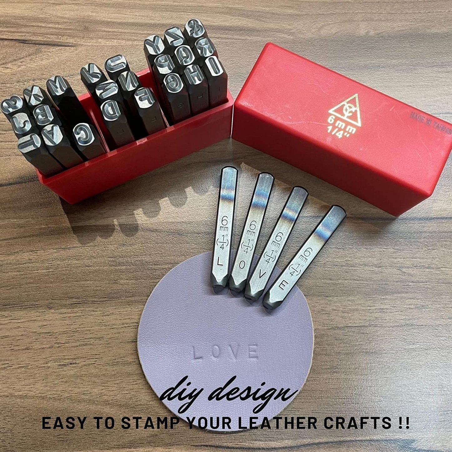 27Pcs Steel Uppercase Letter Stamps; Metal Stamp Set; Metal Capital Punches; for Soft Metal; Leather; Jewelry Hand Crafts Stamping(A-Z)