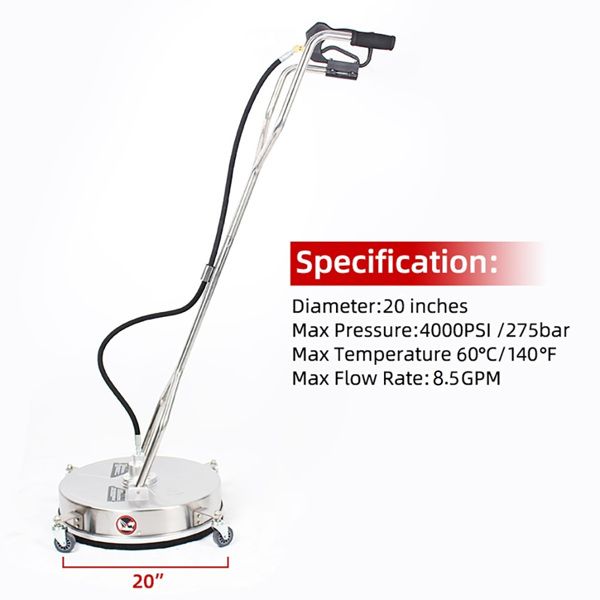 4000PSI 20in Floor Pressure Cleaner