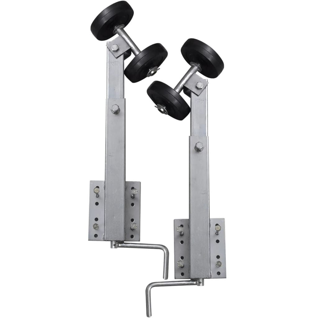 Boat Trailer Double Roller Bow Support Set of 2 23.2"-33.1"
