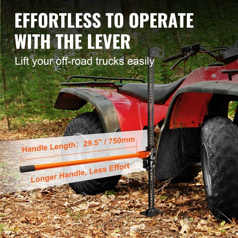 48" High Lift Ratcheting Off Road Utility Farm Jack