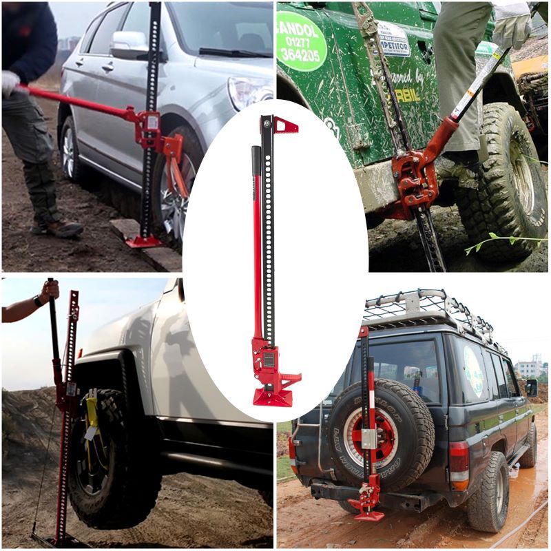 48" High Lift Ratcheting Off Road Utility Farm Jack