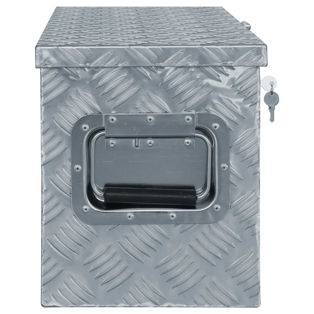 Aluminum Box 24.2"x10.4"x11.8" Silver