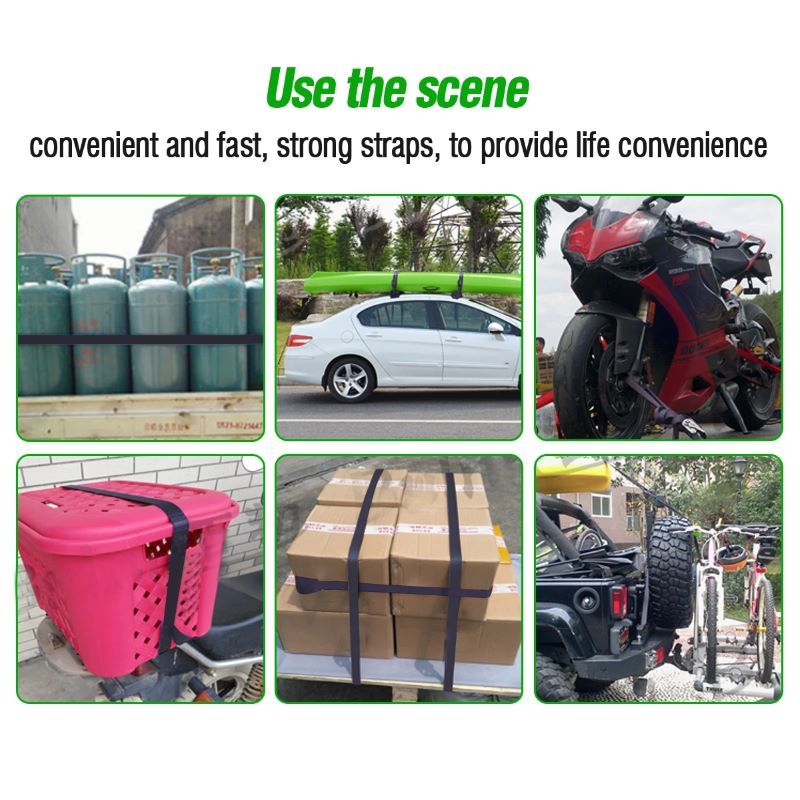 4pcs Tie Down Straps W/Cam Buckles for Luggage Cargo Trailer