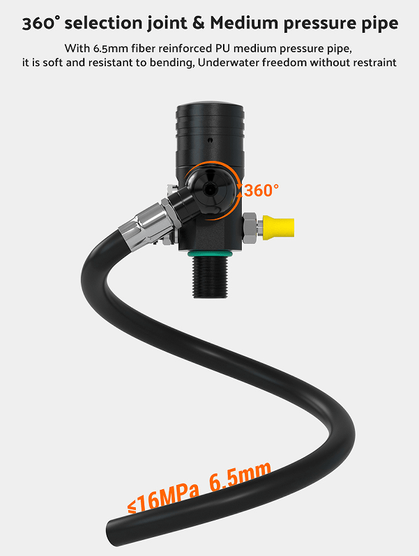 2L Single-bottle respirator diving equipment. Constant pressure 2 Mpa breathing 25-30Minutes snorkel mask snorkeling tube protective back bag, diving gas cylinder, scuba diving, adult men and women