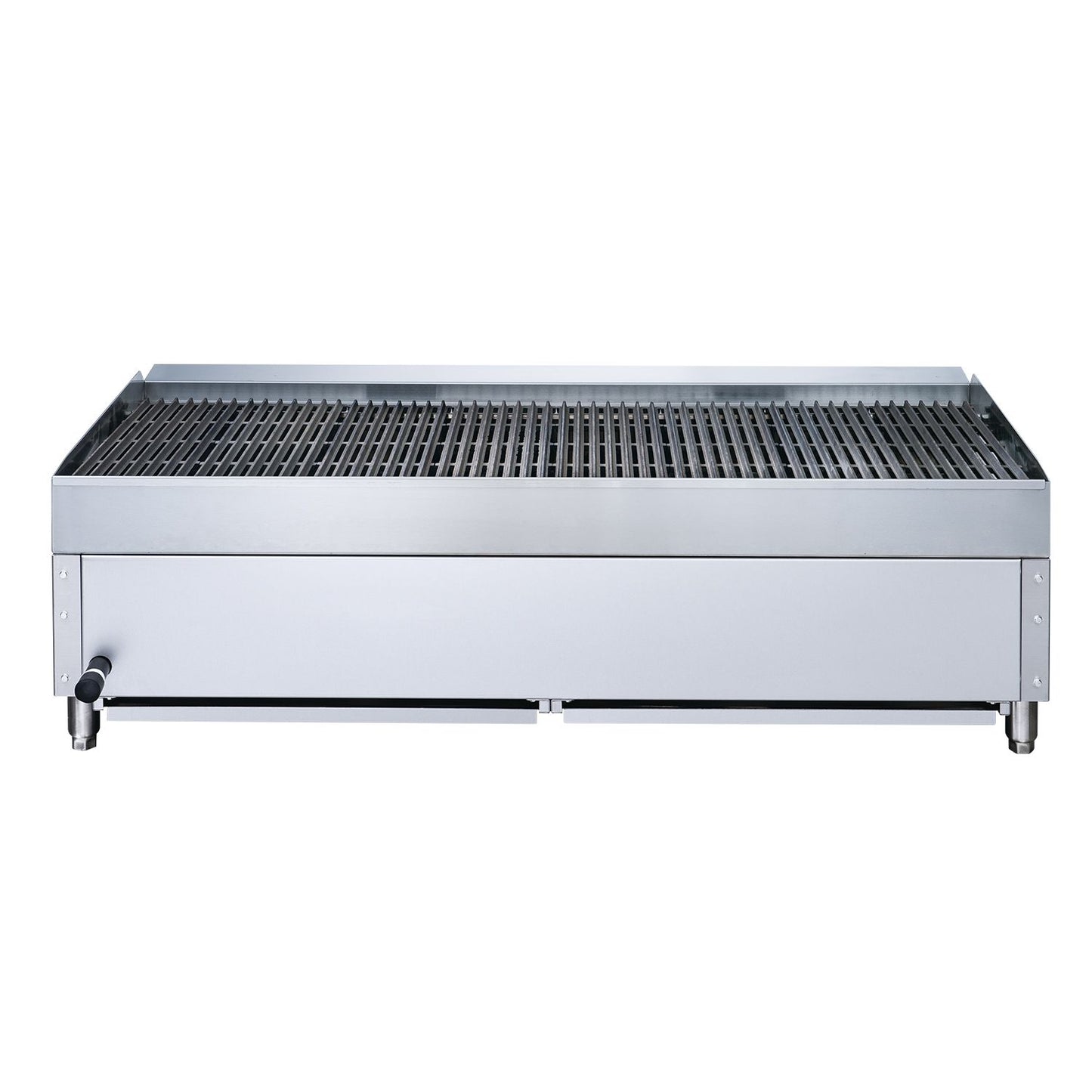 36" 3-Burner Commercial Charboiler in Stainless Steel with 4 legs