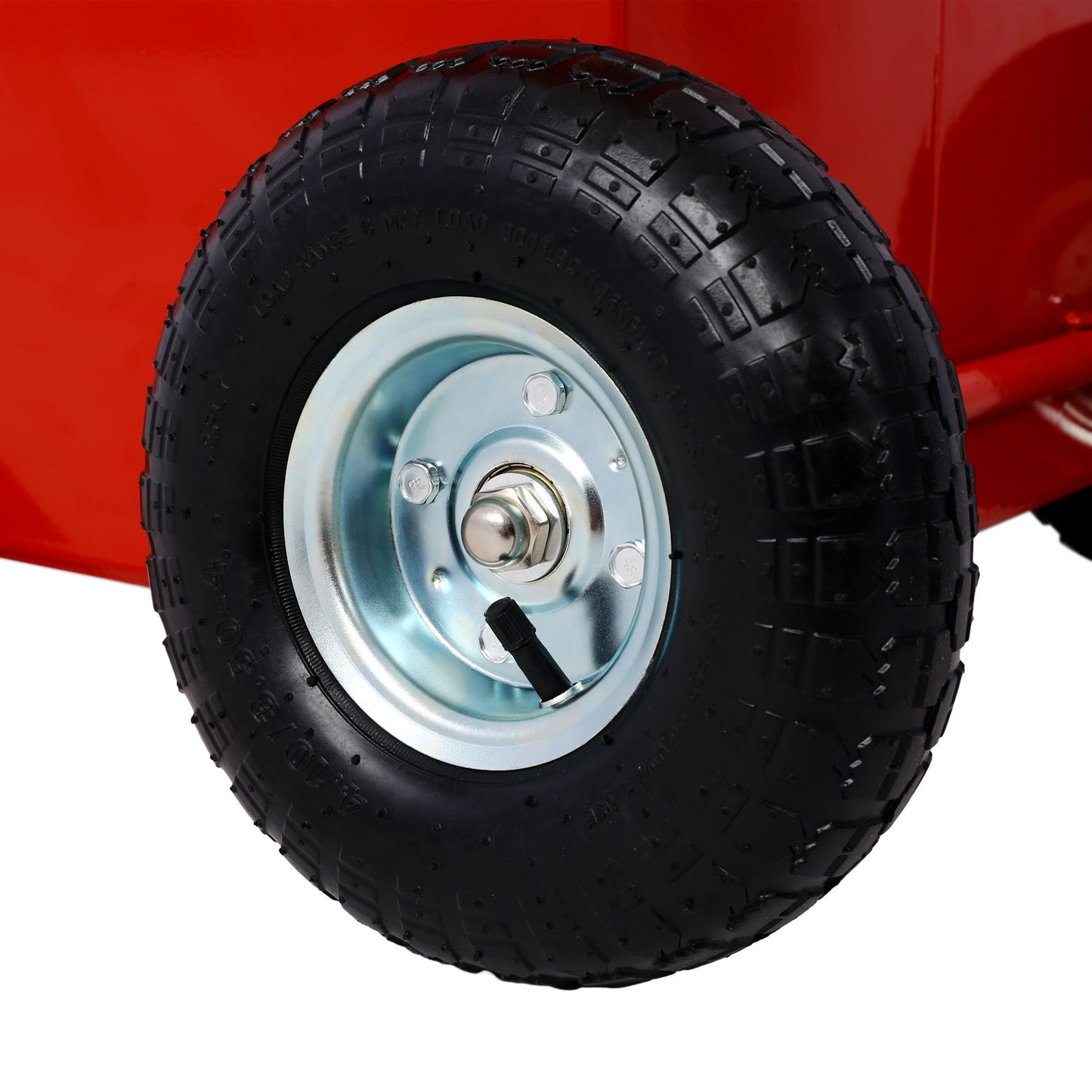 30 Gallon Gas Caddy With Wheels, Fuel Transfer Tank Gasoline Diesel Can Reversible Rotary Hand Siphon Pump, Fuel Storage Tank For Automobiles ATV Car Mowers Tractors Boat Motorcycle(Red)