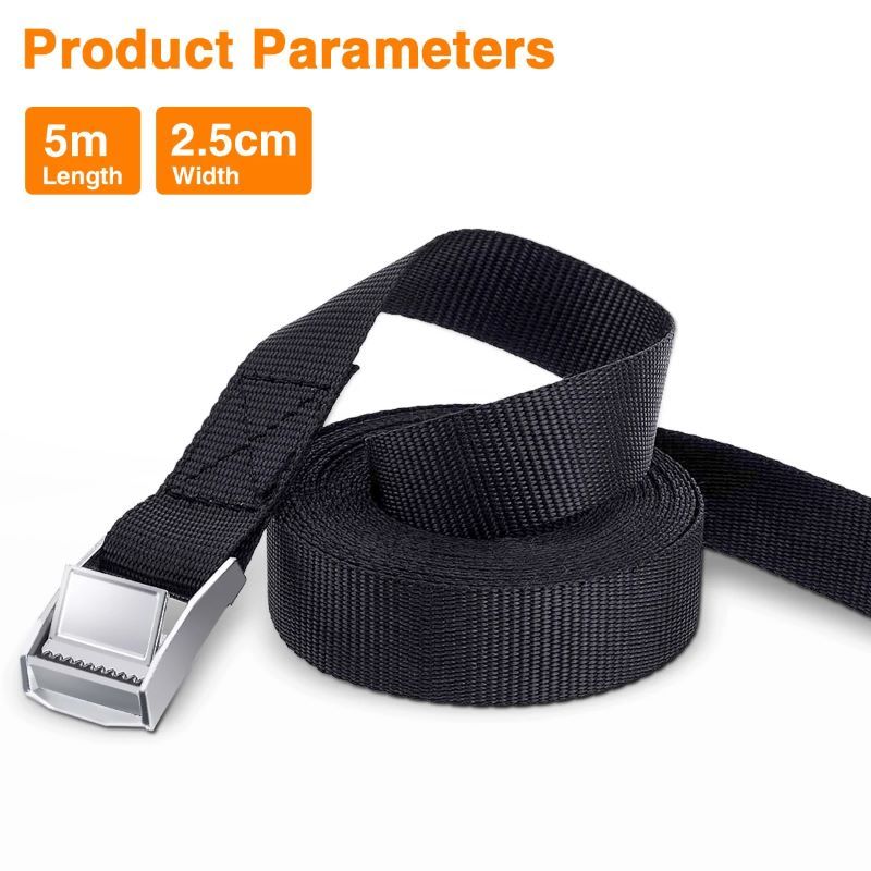 4pcs Tie Down Straps W/Cam Buckles for Luggage Cargo Trailer