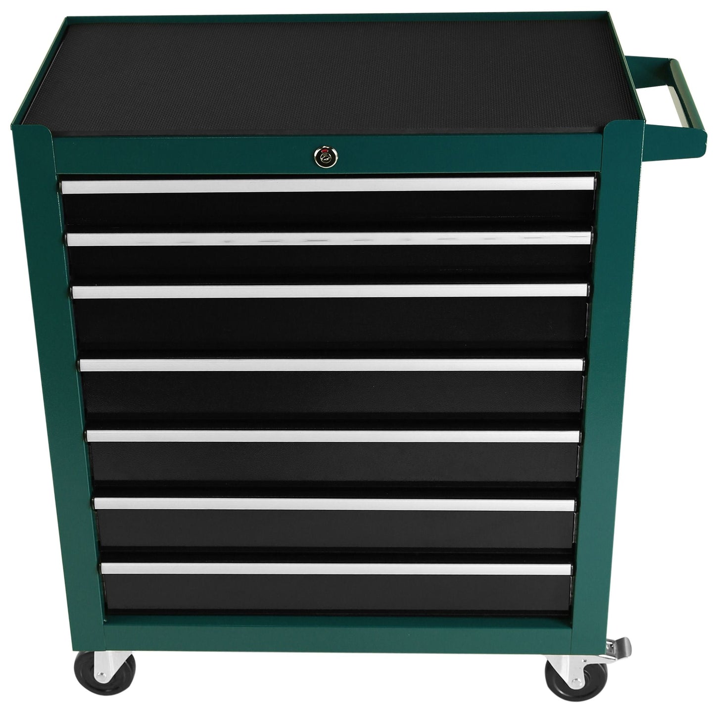 7-Drawer Rolling Tool Cart, Rolling Tool Box on Wheels, Lockable Home Repair Tool Storage Organizer, Tool Chest Cabinet for Mechanic, Garage