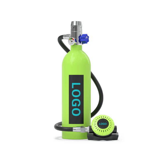 1L single-vial respirator diving equipment. Respiratory 15-20Minutes snorkel mask snorkeling tube protective back bag, diving gas cylinder, scuba diving, adult men and women