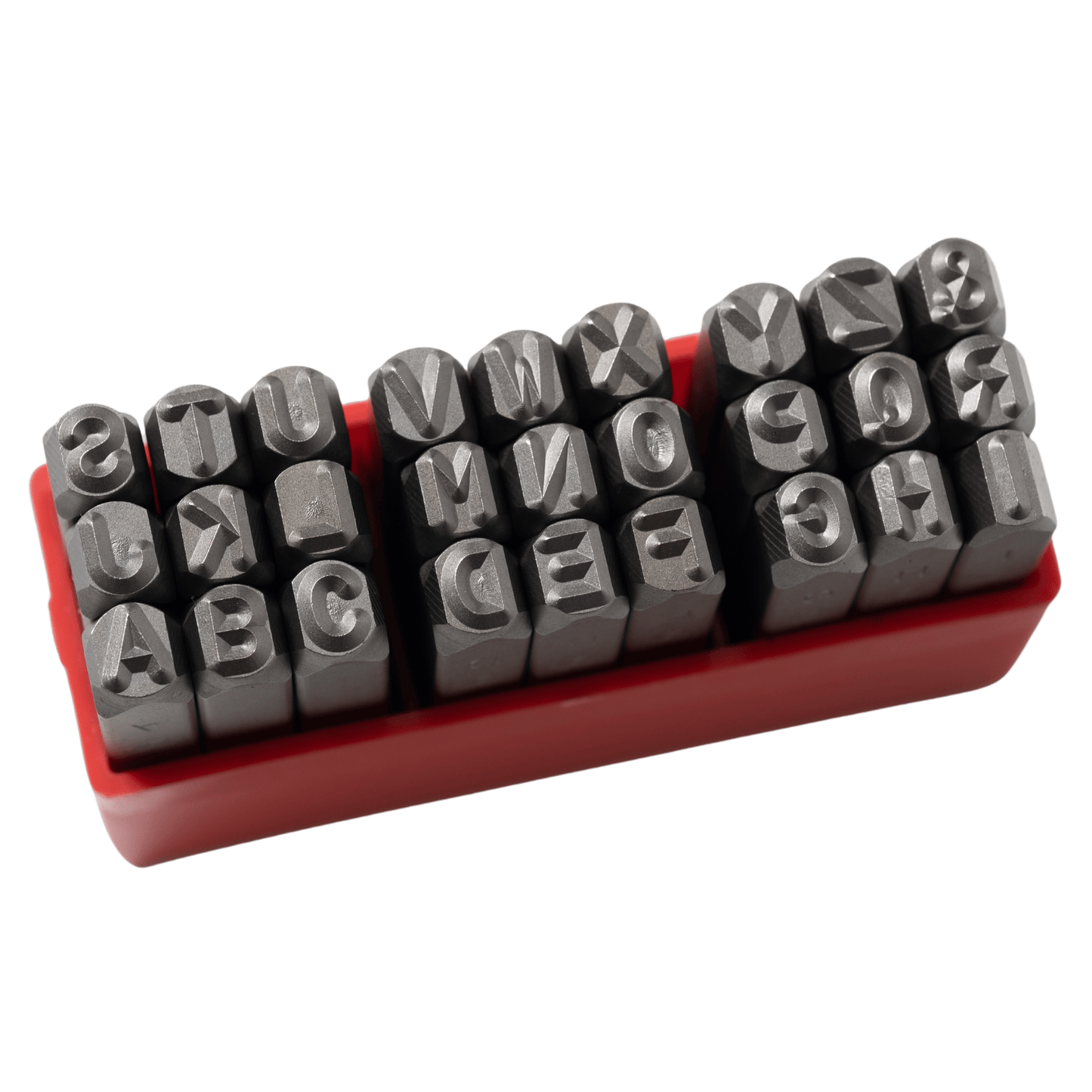 27Pcs Steel Uppercase Letter Stamps; Metal Stamp Set; Metal Capital Punches; for Soft Metal; Leather; Jewelry Hand Crafts Stamping(A-Z)