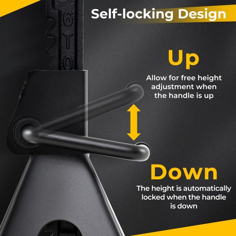 Adjustable Height Household Repairs Tools Car Jack Stands