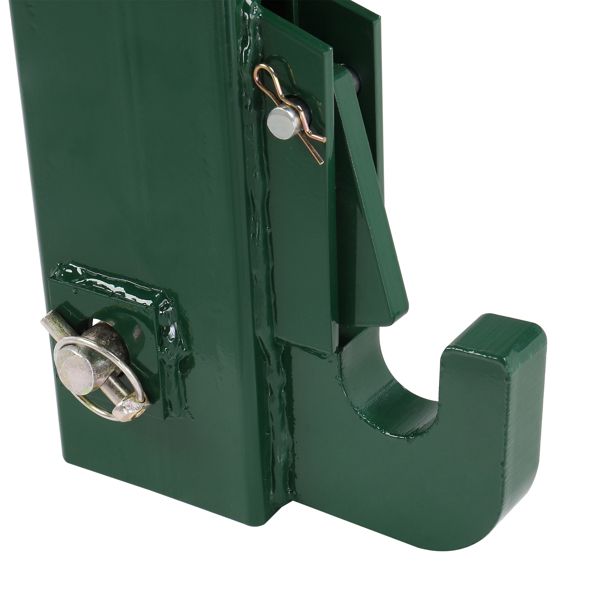 3 Pt Quick Hitch Adapter For Category 1 & 2 W/ Adjustable Bolt Tractor 3000lb,Green