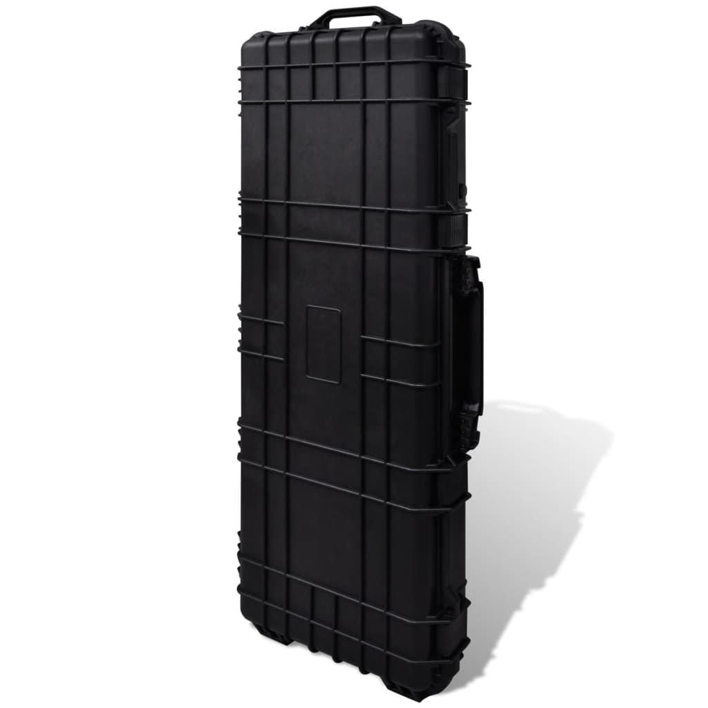 Waterproof Plastic Molded Gun Case Trolly Carry Case