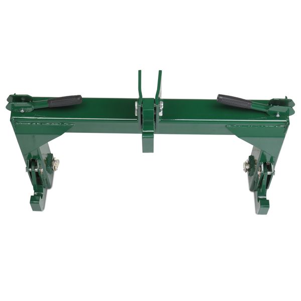 3 Pt Quick Hitch Adapter For Category 1 & 2 W/ Adjustable Bolt Tractor 3000lb,Green