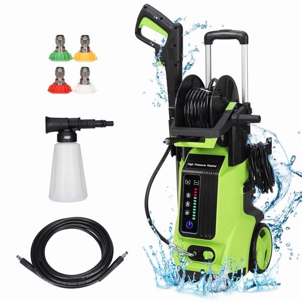 110V,3800PSI 102A 110V,3800PSI,1800W high pressure cleaner Green