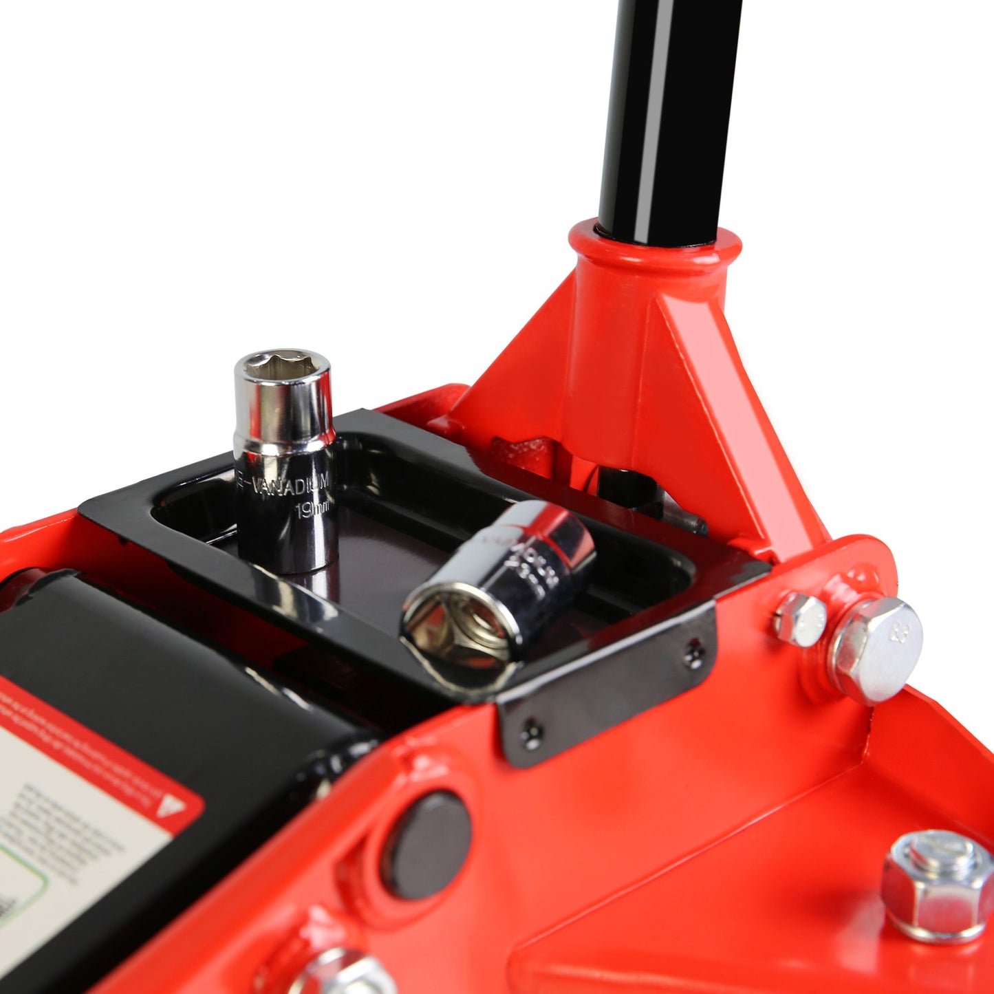 2.5 Ton Low Profile Floor Jack,Steel Racing Floor Jack with Dual PistonsQuick Lift Pump,Hydraulic floor jack Lifting range 3.5"-19.5"