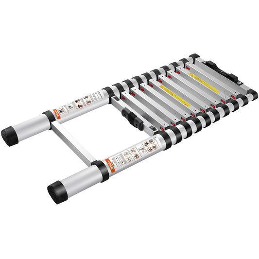 VEVOR Telescoping Ladder Aluminum Extension Step 10.5 ft Multi-purpose Portable