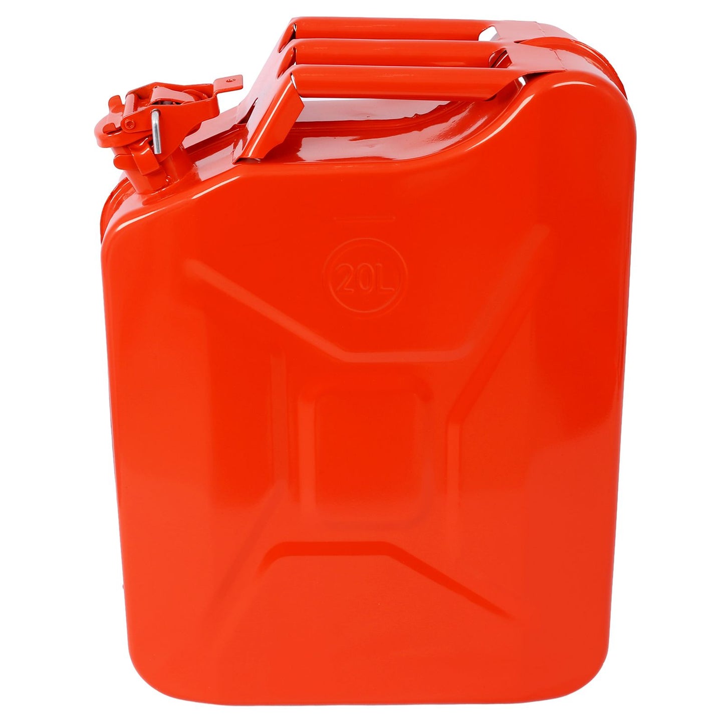 20 Liter (5 Gallon) Jerry Fuel Can with Flexible Spout, Portable Jerry Cans Fuel Tank Steel Fuel Can, Fuels Gasoline Cars, Trucks, Equipment, RED 3pcs/set