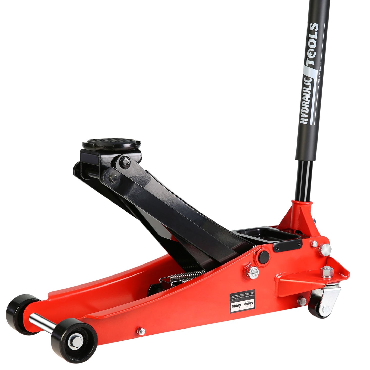 2.5 Ton Low Profile Floor Jack,Steel Racing Floor Jack with Dual PistonsQuick Lift Pump,Hydraulic floor jack Lifting range 3.5"-19.5"