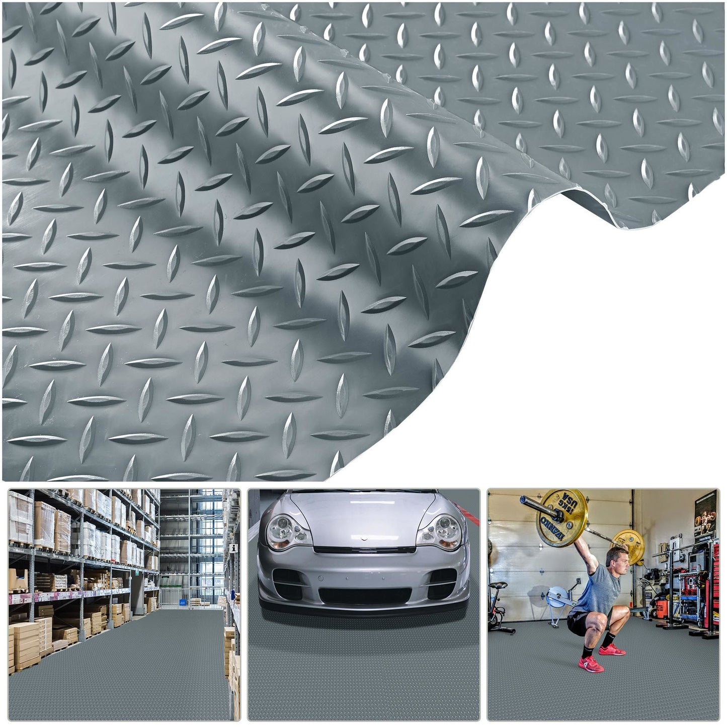 19.5X6.5 Ft Garage Floor Mat