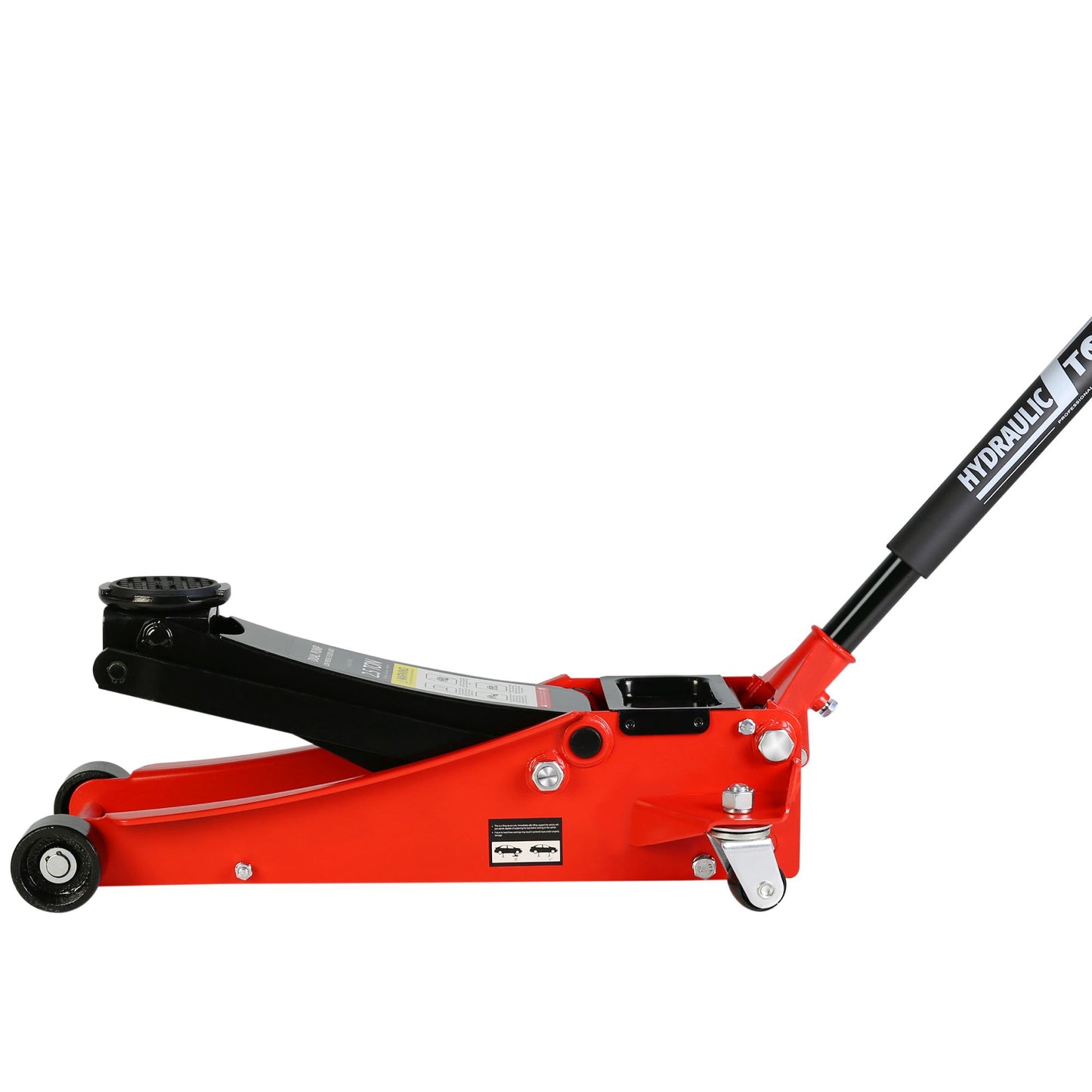 2.5 Ton Low Profile Floor Jack,Steel Racing Floor Jack with Dual PistonsQuick Lift Pump,Hydraulic floor jack Lifting range 3.5"-19.5"