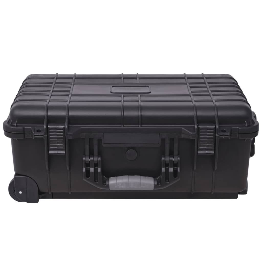 Wheel-equipped Tool/Equipment Case with Pick & Pluck