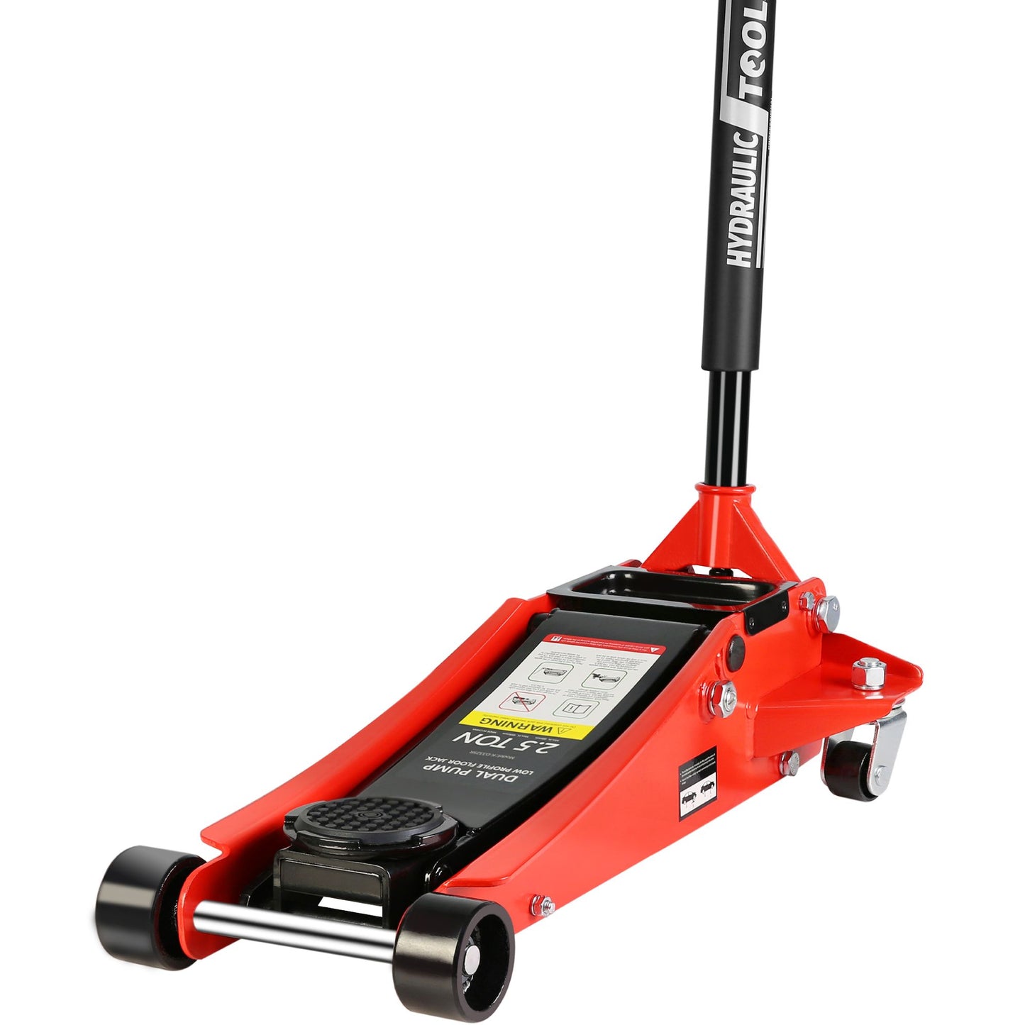 2.5 Ton Low Profile Floor Jack,Steel Racing Floor Jack with Dual PistonsQuick Lift Pump,Hydraulic floor jack Lifting range 3.5"-19.5"